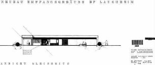 Lauchheim: Empfangsgebäude Südansicht (Gleisseite)