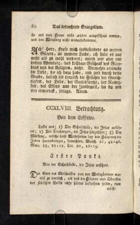 60-70, Vom Ecksteine.