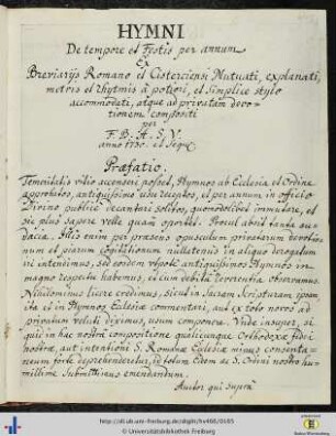 [149 - 230] Hymni de tempore et Festis per annum.