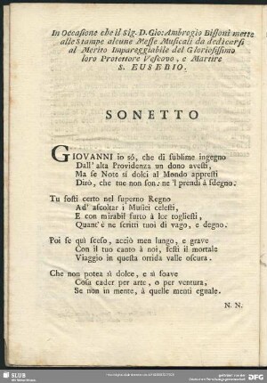 Sonetto