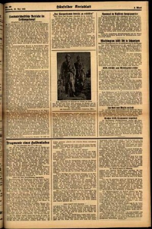 Zweite Ausgabe vom Mittwoch, den 20. Mai 1942.