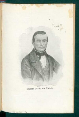 [Retrato de] Miguel Lerdo de Tejada.