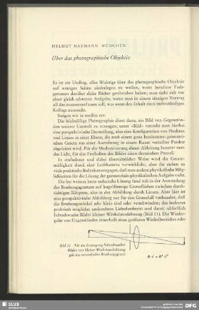 Über das photographische Objektiv