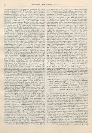 50-52 [Rezension] Fiebig, Paul, Joma. Der Mischnatractat „Versöhnungstag“ ins Deutsche übersetzt und mit besonderer Berücksichtigung des Verhältnisses zum Neuen Testament