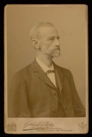 Nr. 212: Fotografie eines unbekannten Mathematikers, 1880 - 1895