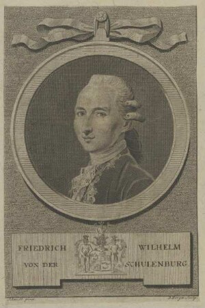 Bildnis des Friedrich Wilhelm von der Schulenburg