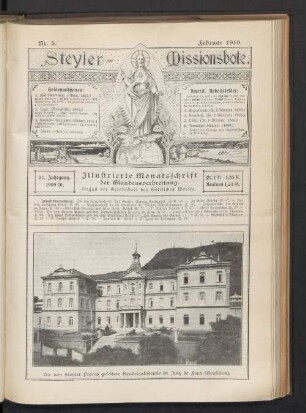 Nr. 5. Februar 1910. 37. Jahrgang.