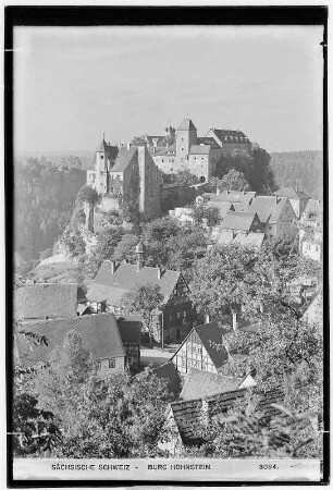 Sächsische Schweiz. Burg Hohnstein