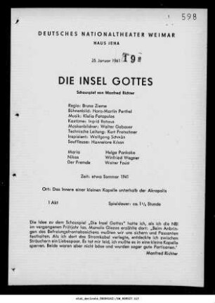 Die Insel Gottes