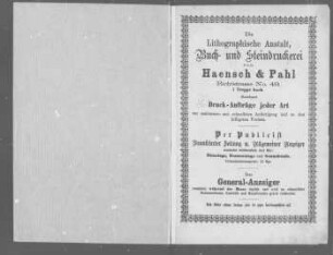 Wohnungs-Anzeiger und Adreß-Kalender für Frankfurt an der Oder auf das Jahr 1871