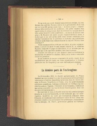 La dernière porte de l'esclavagisme.
