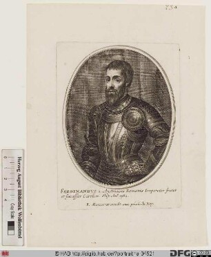 Bildnis Ferdinand I., römisch-deutscher Kaiser (reg. 1556-64)