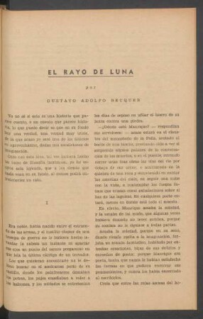 El rayo de luna