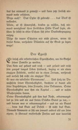 Der Egoist