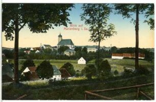 Marienberg. Blick auf Marienberg