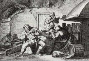 Bauernstube mit fünf Personen