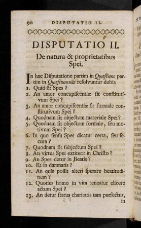 90-120, Disputatio II.