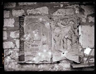 Altes Schloß; ehemaliger Steinaltar der Schloßkirche