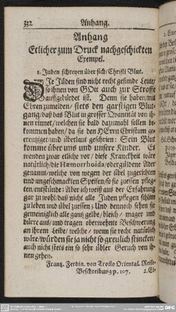 Anhang Etlicher zu Druck nachgeschickten Exempel