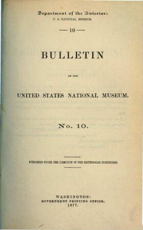 Contributions to North American Ichthyology, 2