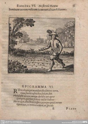 Emblema VIII. De secretis Naturae.