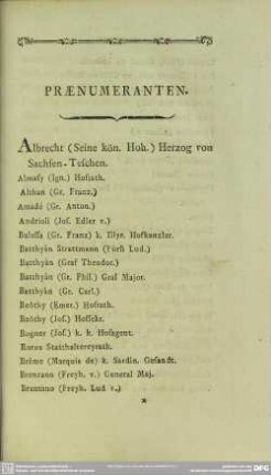 Praenumeranten