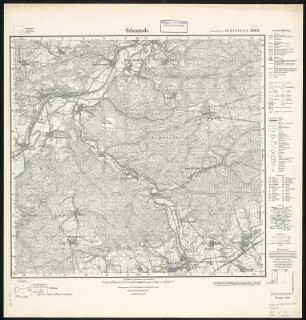 Meßtischblatt 3062 : Orlamünde, 1933 : Orlamünde. - Hrsg. 1905, einz. Nachtr. 1933. - 1:25000. - [Berlin]: Reichsamt für Landesaufnahme, 1933. - 1 Kt.