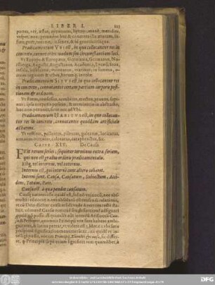 Caput XIV. De Causa.