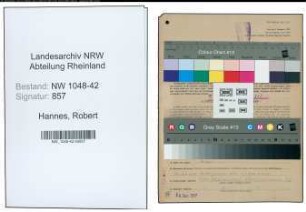 Entnazifizierung Robert Hannes , geb. 09.07.1921 (Hausmeister)