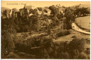 Lauenstein. Blick auf Lauenstein