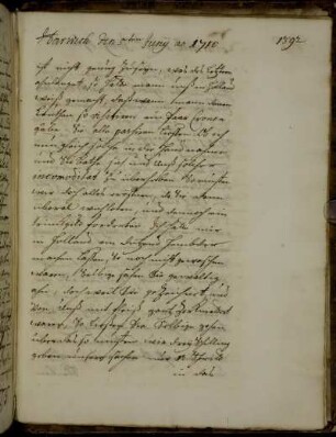 Harwich 5. Juni 1710