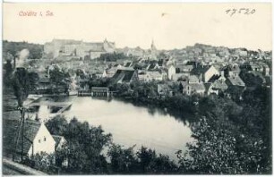 Colditz. Blick auf Colditz