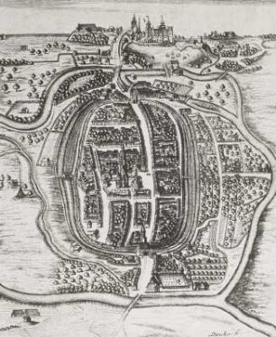Plan der Stadt Eilenburg, Titelbild zu "Eilenburgische Chronica"
