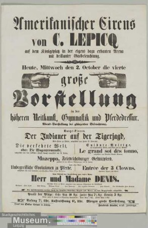 Amerikanischer Circus von C. Lepicq