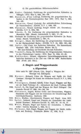 3. Siegel- und Wappenkunde.