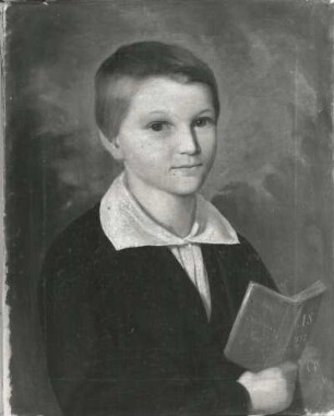 Bildnis eines Knaben. 1845. Öl auf Leinwand; 43,5 x 33 cm. Dresden: Galerie Neue Meister 3065
