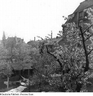 Blick aus der elterlichen Wohnung Christian Borcherts