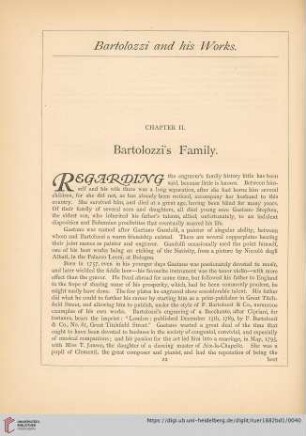 Chapter II. Bartolozzi's Family