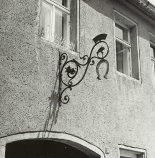 Ausleger mit Hufeisen