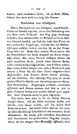 Rückreise von Achalgori.