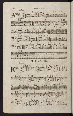 18-28, Violoncello. Missa III.