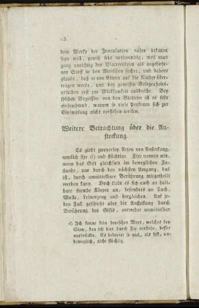 Weitere Betrachtung über die Ansteckung.
