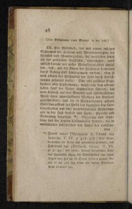 [Die Erscheinung eines Kreuzes in der Luft.]