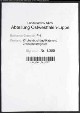 Kirchenbuchduplikate der evangelisch-reformierten Gemeinde (GHT 1862-1865). (Gemeinde: Deilinghofen, evangelische Gemeinde)
