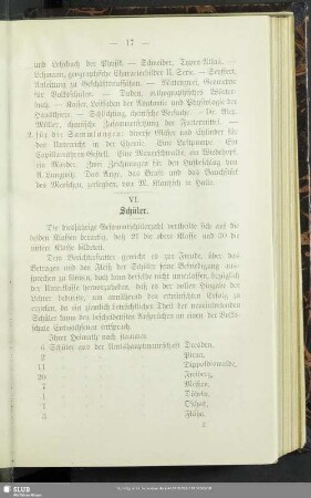 VI. Schüler