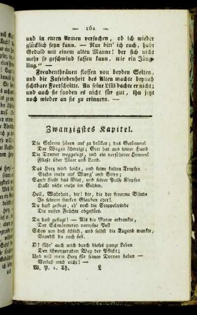 Zwanzigstes Kapitel.