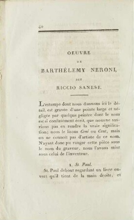 Oeuvre De Barthélemy Neroni, Dit Riccio Sanese.