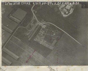 Flakbatterie nördlich Ostbahnhof München (600 m)