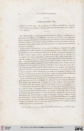 Paragraphe VIII
