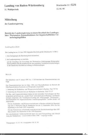 263: Landtag Baden-Württemberg, Beilagen, 1995, Bd. 37